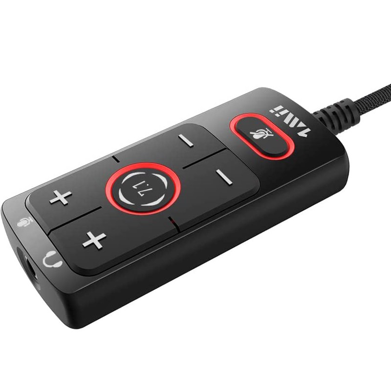 Placa de sunet externa pentru gaming, USB, surround 7.1, Jack 3.5 mm - imagine 8